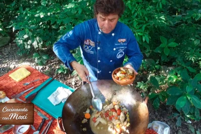 Hoy en Cocinando con Maxi: guiso de pollo con cerveza