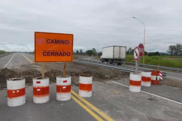 Hasta agosto, la nueva ruta 38 estará cerrada en Aguilares