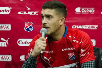 Adrián Arregui fue presentado como el nuevo jugador de Independiente Medellín