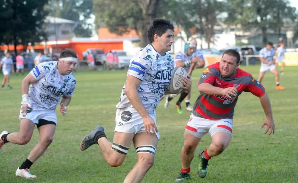 IMPARABLES. Tucumán Rugby aplastó a Lince, dejó la víctima 11 en el camino y está a punto de asegurarse el primer lugar. la gaceta / foto de Antonio Ferroni