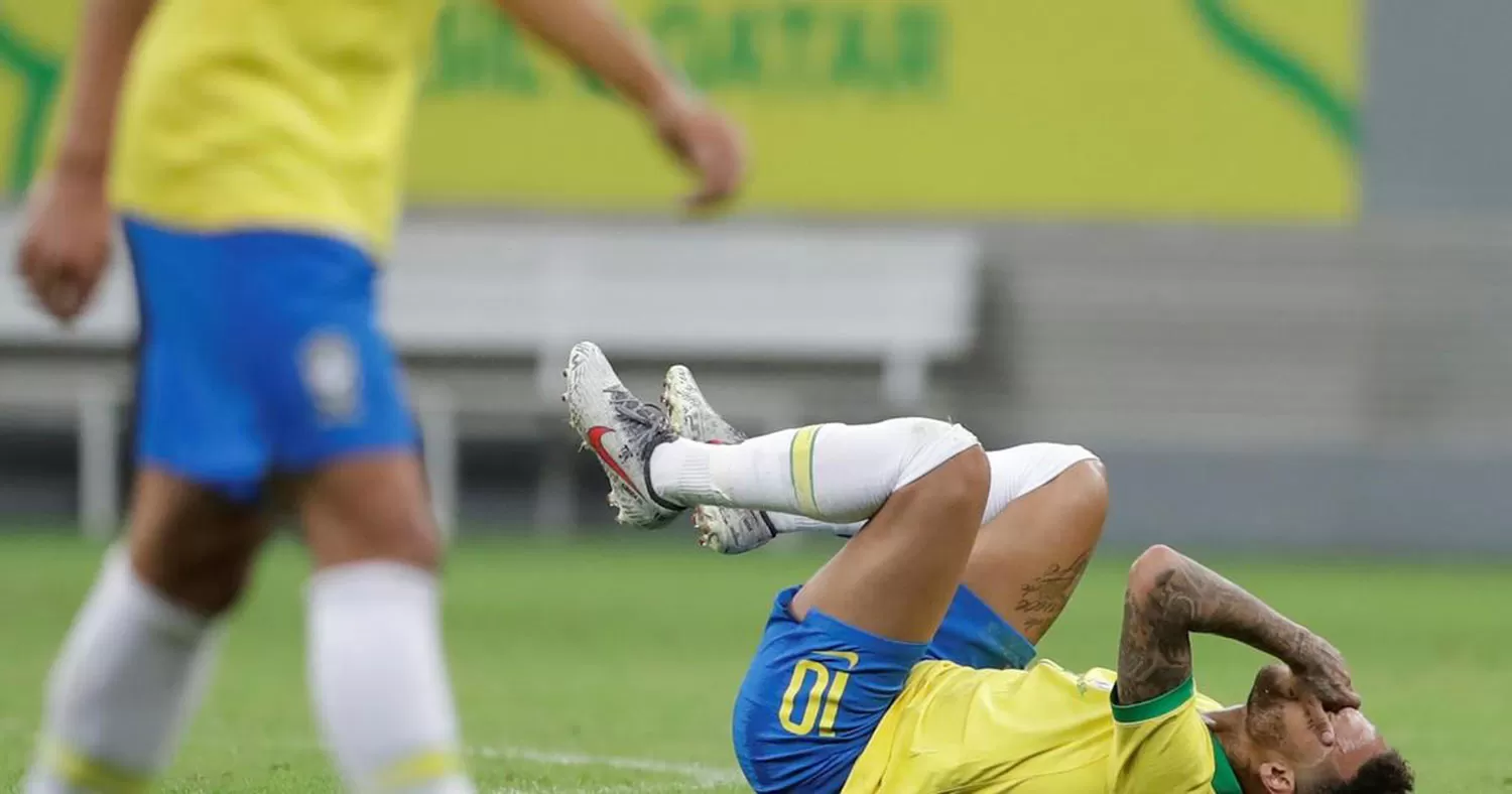 AFUERA. Neymar se lesionó y se pierde la Copa América.