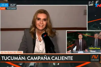 Elías de Pérez recalentó la campaña en la pantalla de TN