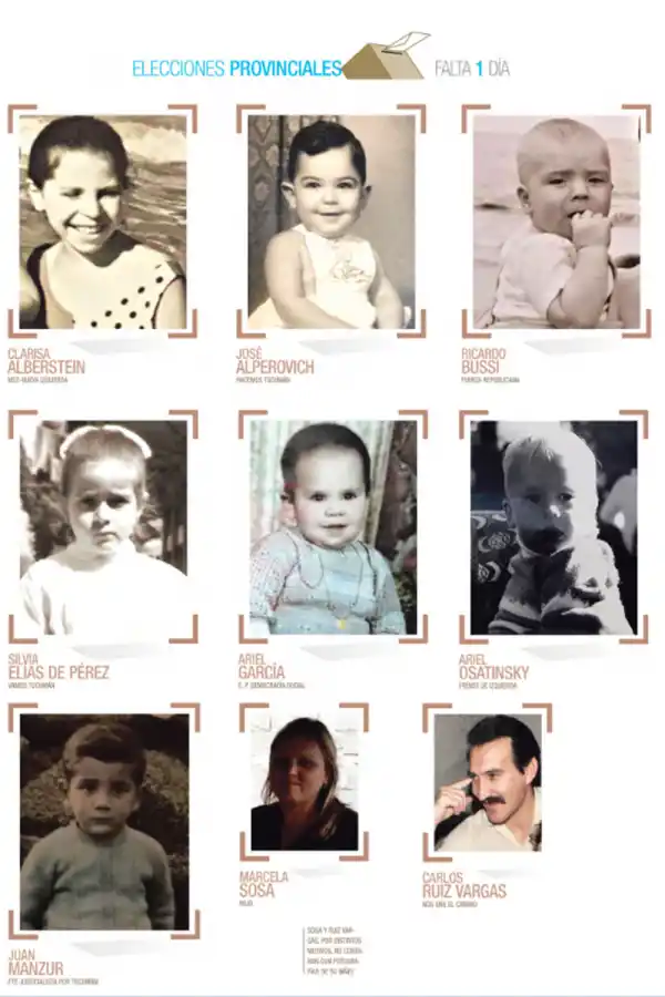 El lado más tierno de los candidatos: las fotos de cuando eran bebés o niños