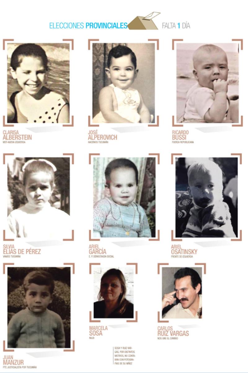 El lado más tierno de los candidatos: las fotos de cuando eran bebés o niños