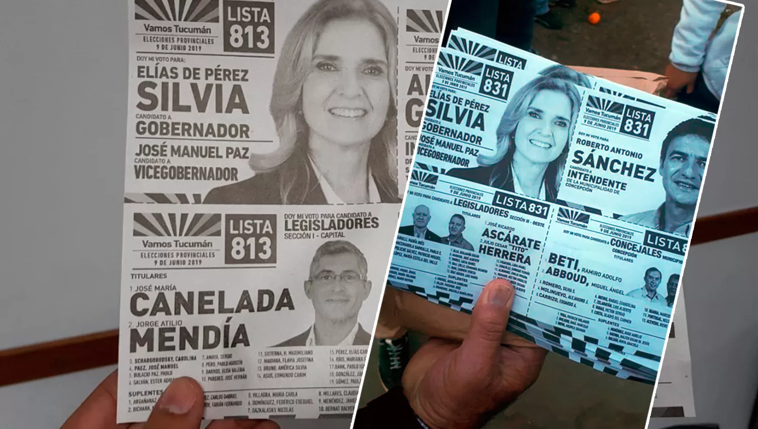 LISTA CAMBIADA. La lista Vamos Tucumán fue inscripta en la Junta Electoral con el número 813.