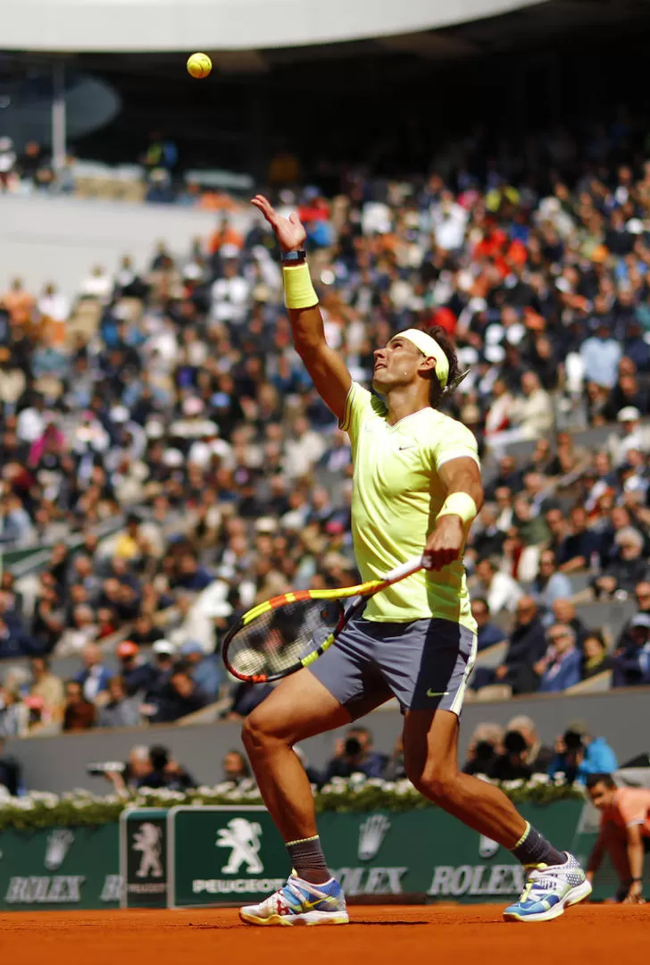 TRANQUILO. Nadal perdió un sólo set en lo que va del torneo.  fotos reuters