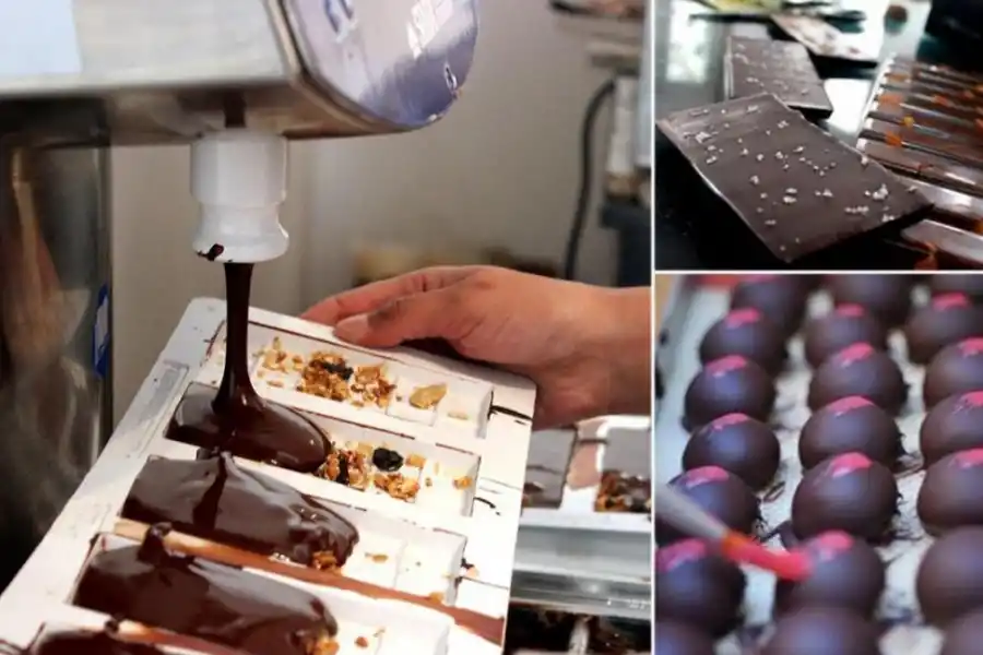 ELABORACIÓN ARTESANAL. Lejos de los quioscos, el chocolate de buena calidad se va imponiendo. 