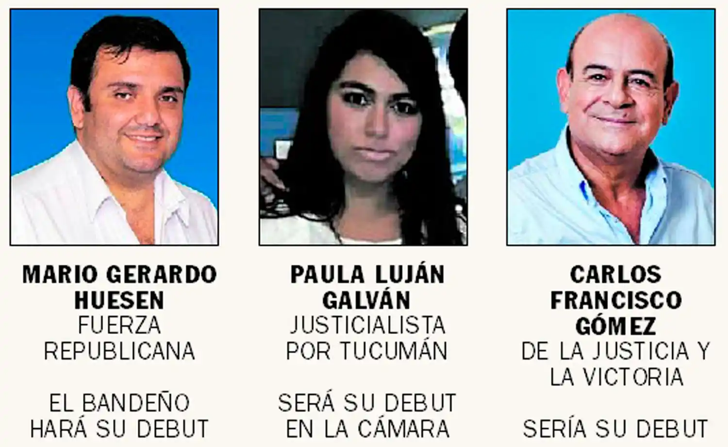 Elecciones: conocé las caras de la nueva Legislatura