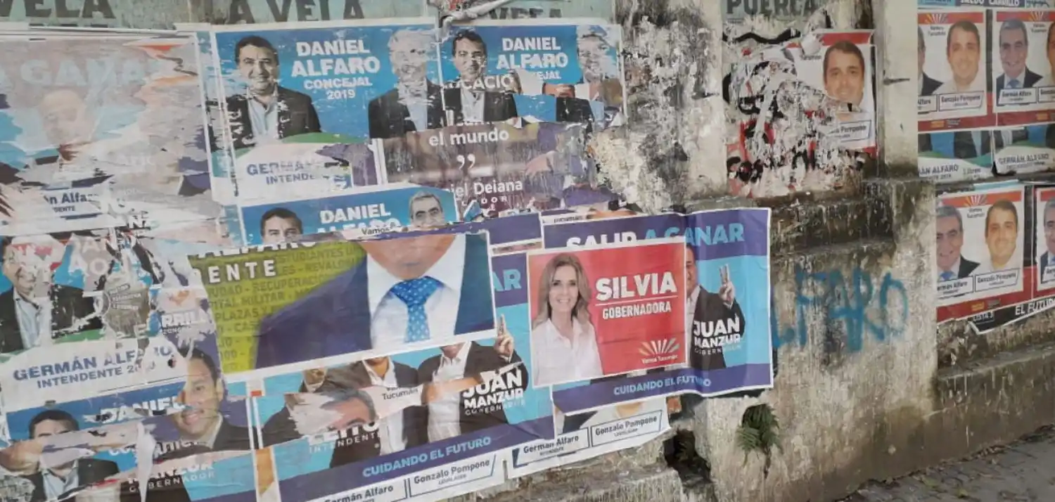 Comenzó la limpieza de la ciudad parar dejar atrás la propaganda política