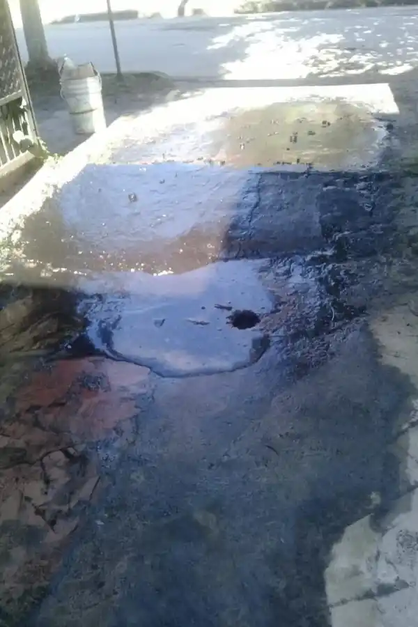  Cañería rota y sin solución