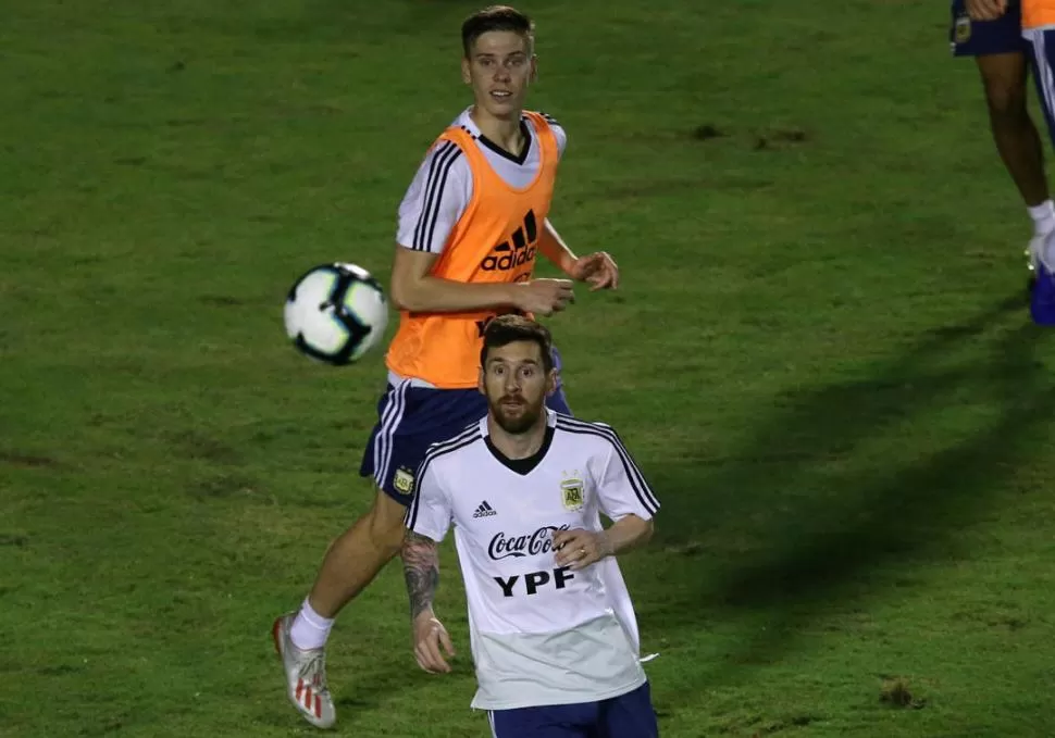 LA ESPERANZA. Messi es la carta en la que descansan los sueños argentinos. Reuters