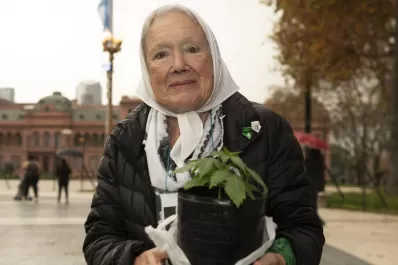 Nora Cortiñas, a sus 89 años: “el aceite de cannabis me permite seguir marchando”