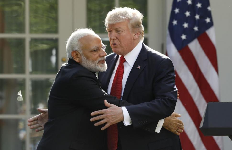JUNIO DE 2017. A fin de mes, Modi y Trump volverán a encontrarse. REUTERS