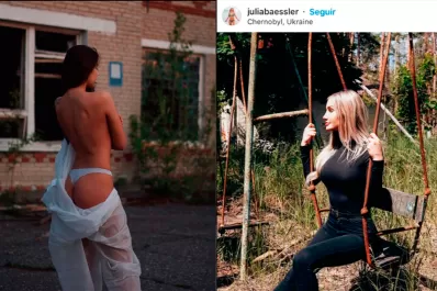 Influencers sin límites: ahora se sacan fotos sexies en Chernobyl