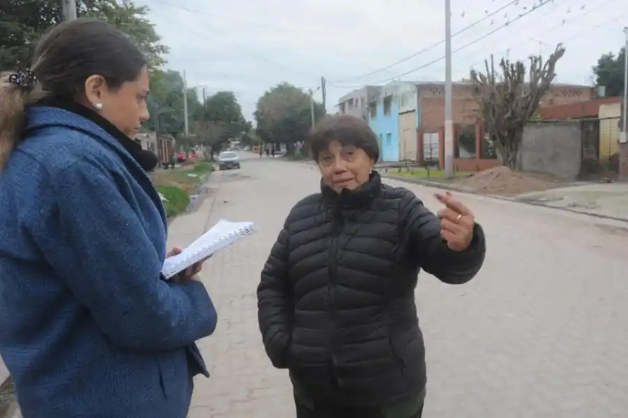 DOLIDA. Rosa Rivadeneira, la abuela del joven asesinado.  