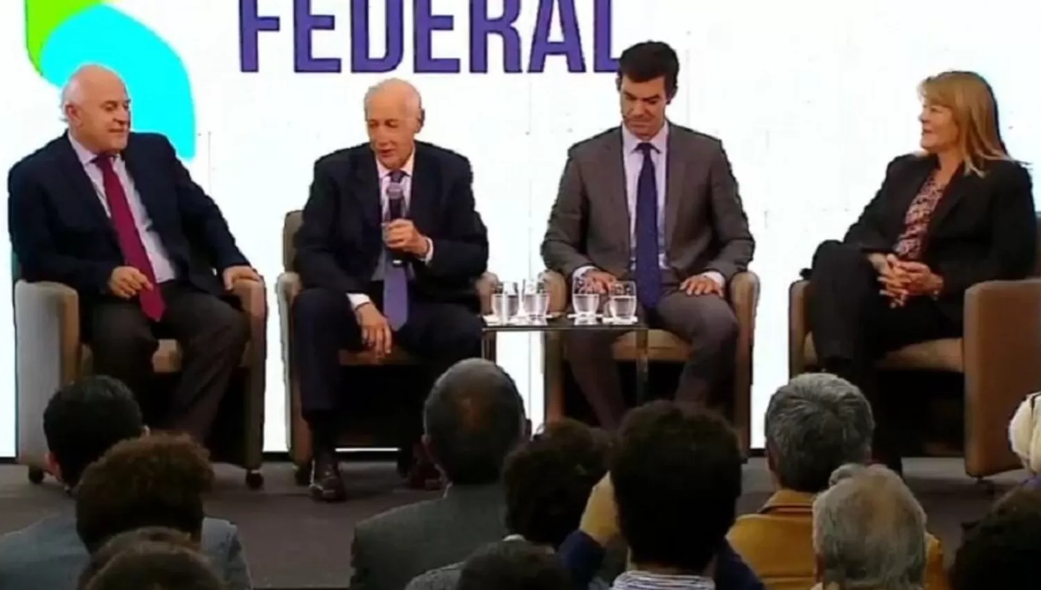 MIguel Lifschitz, Roberto Lavagna, Juan Manuel Urtubey y Margarita Stolbizer, de Consenso Federal 2030.