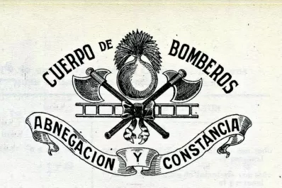 La bandera de Bomberos