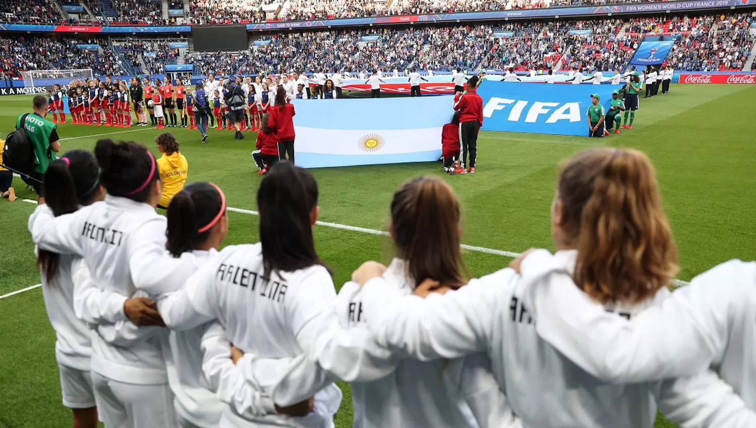 En Francia, las chicas argentinas lograron sus primeros puntos en un Mundial. (FOTO TOMADA DE @Argentina)