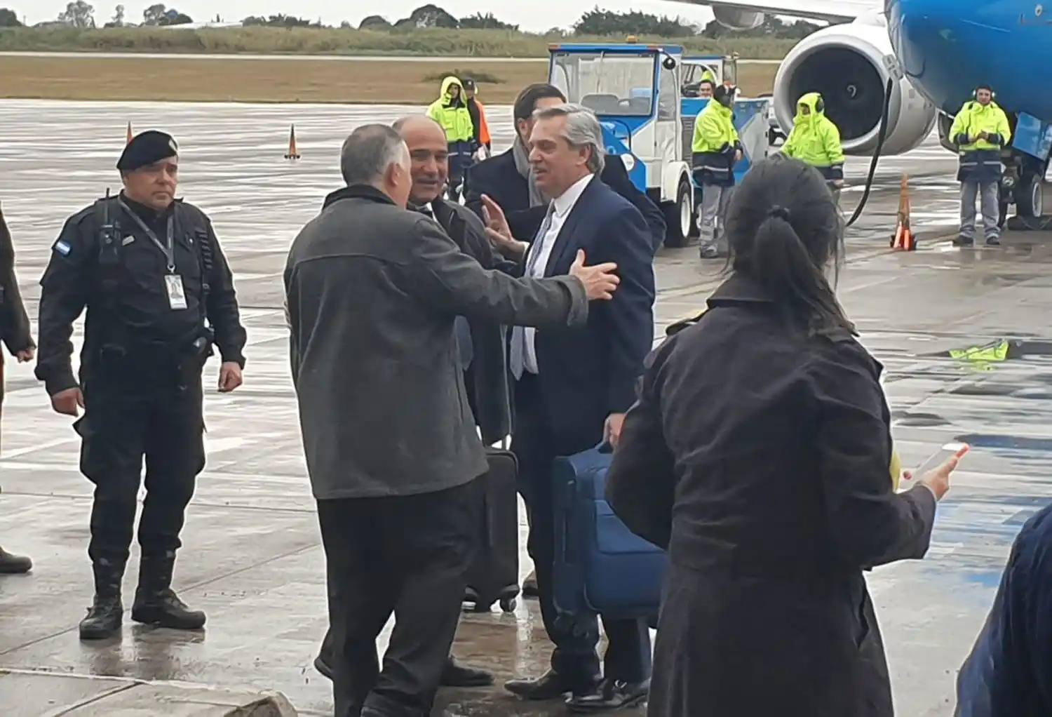 Las primeras fotos de Alberto Fernández en Tucumán