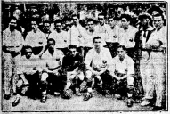 Un partido entre ferrocarrileros en 1924