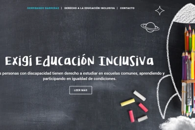 Lanzaron una web para poder exigir el derecho a una educación inclusiva