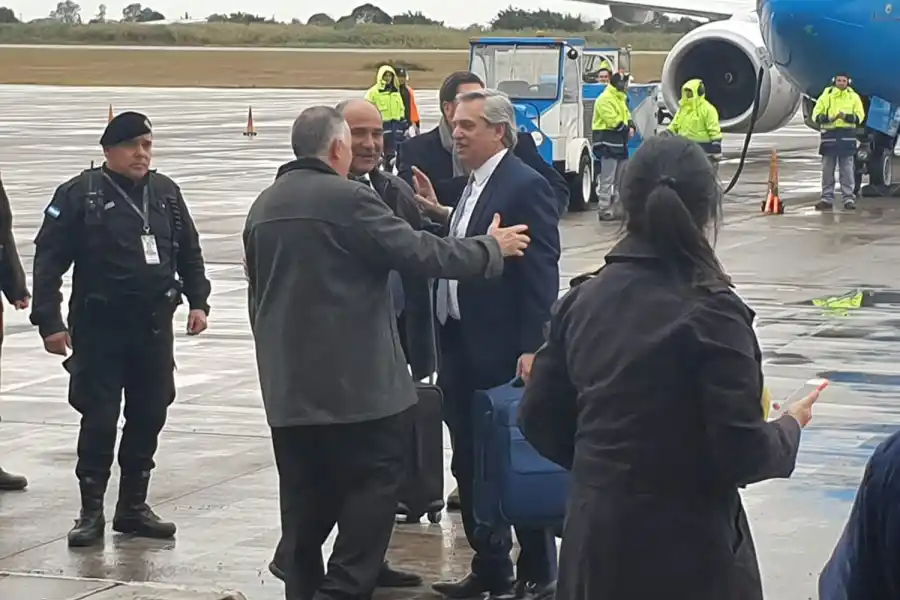 Las primeras fotos de Alberto Fernández en Tucumán