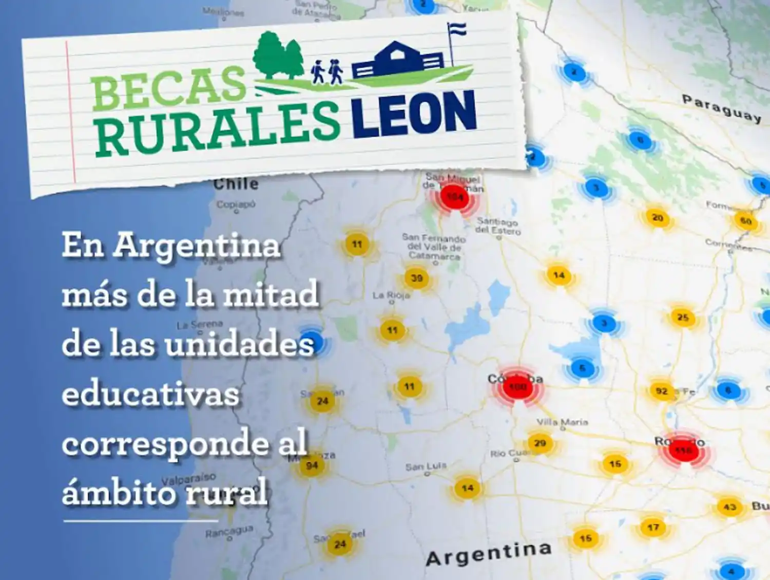 Buscan padrinos que quieran acompañar a 15 chicos de escuelas rurales