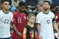 Un niño contó qué hace Messi cuando suena el Himno Nacional