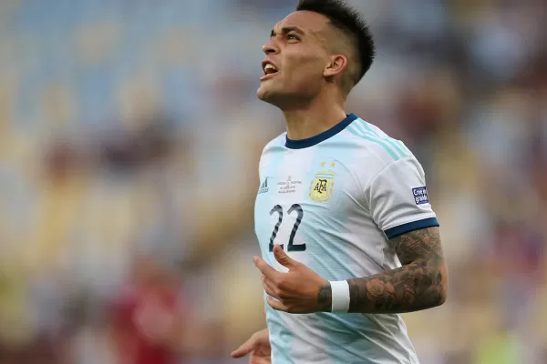 Lautaro Martínez afirmó que la Selección hizo un primer tiempo increíble