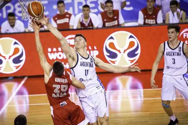 Mundial Sub19 de básquet masculino: Argentina reaccionó y le ganó a Rusia