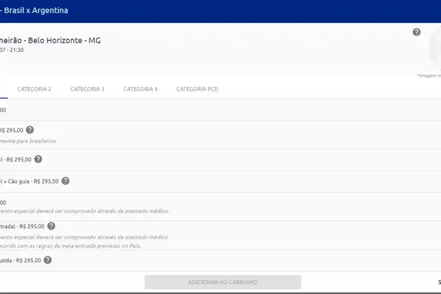 Copa América: entradas agotadas para la semifinal Argentina - Brasil