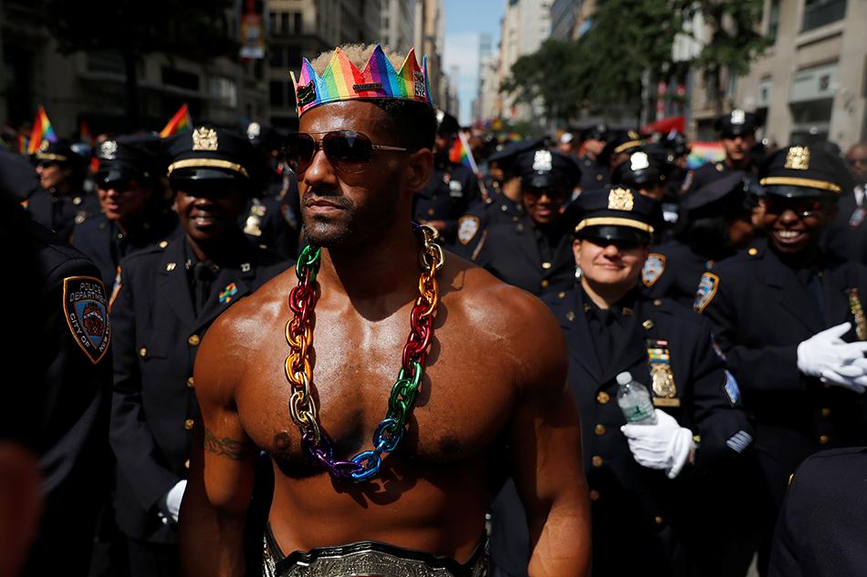 Galería: una multitud marchó en Nueva York en el cierre de la semana del orgullo gay