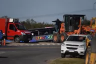 Levantaron el colectivo de la tragedia de La Madrid: galería de imágenes