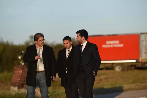 Galería de imágenes: el fiscal supervisó las tareas en el lugar de la tragedia