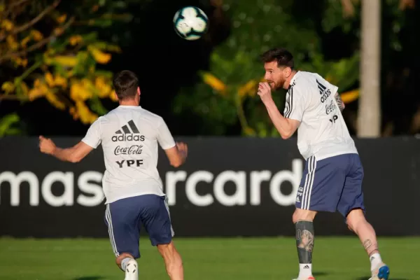 Estamos acostumbrados a que Messi haga tres goles por partido; pero estoy conforme con su aporte