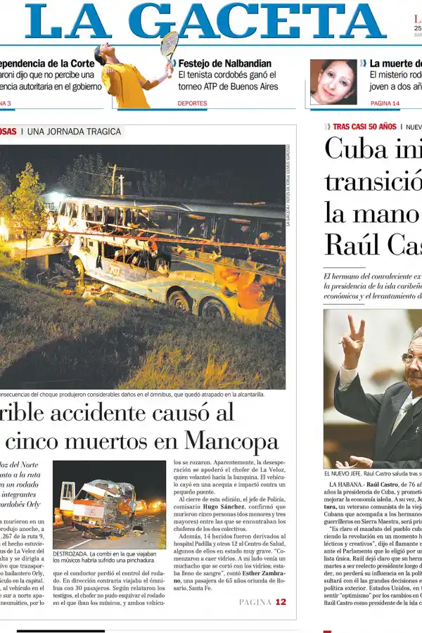 Otros accidentes de colectivos que enlutaron a Tucumán 