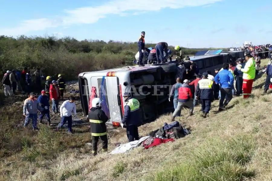 Este es el itinerario que debía cumplir el colectivo que se accidentó en La Madrid