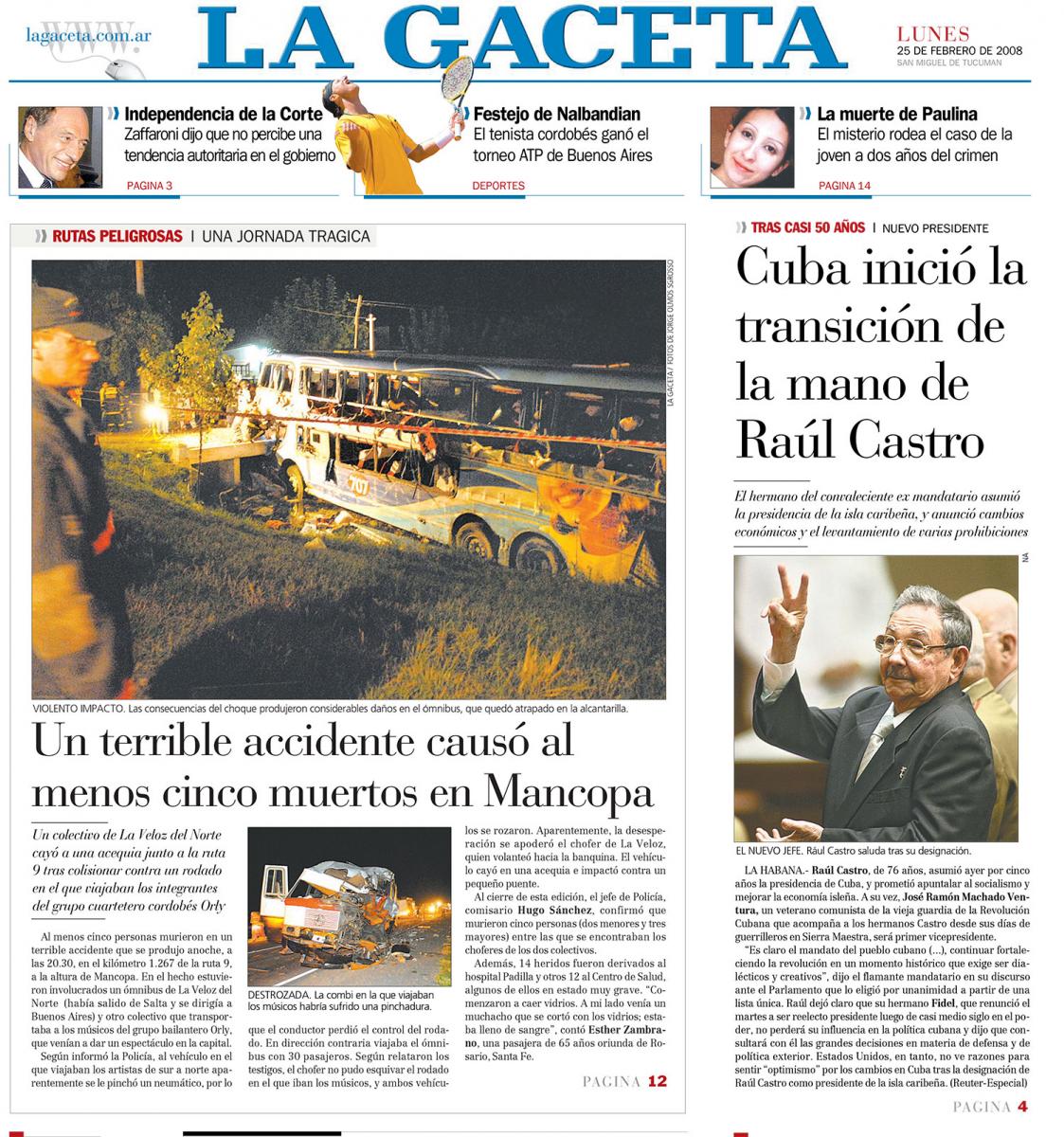 Otros accidentes de colectivos que enlutaron a Tucumán 