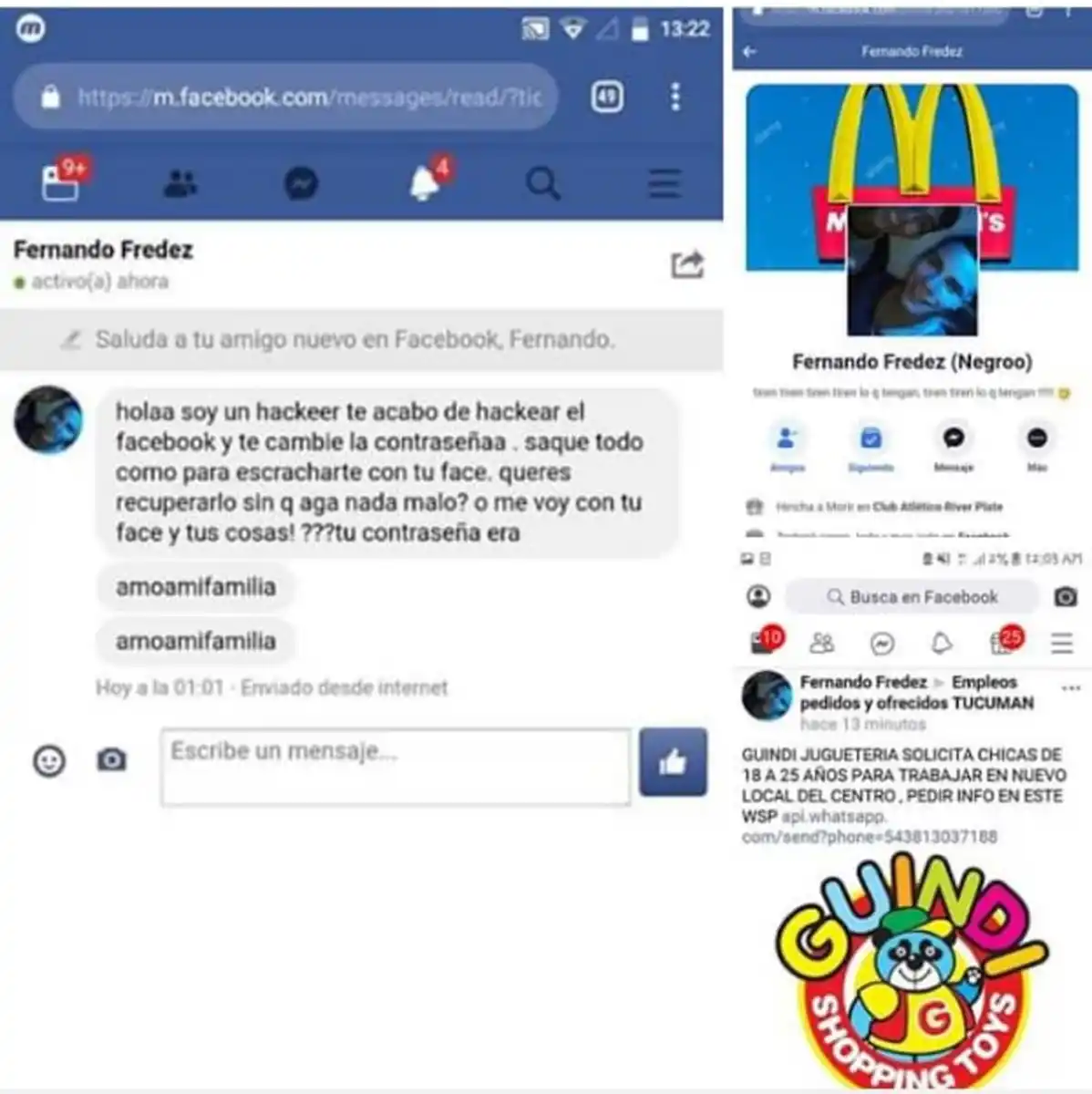 Una juguetería tucumana denuncia que utilizan su nombre para sobornar mujeres