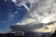 Las nubes de Ampimpa, inesperadas visitantes en el show del eclipse solar