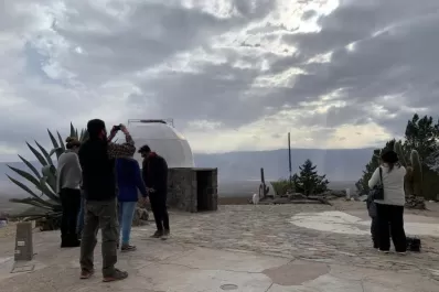 Eclipse: en Ampimpa buscaron buenas energías