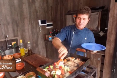 Hoy, en Cocinando con Maxi: costeletitas de cerdo con vegetales a la chapa