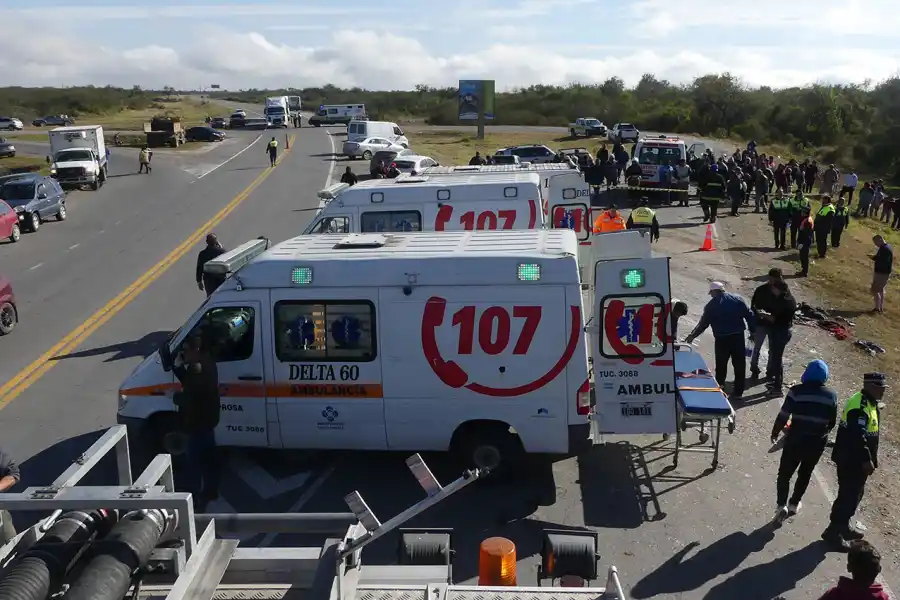La tragedia ocurrió en los cruces de las rutas 308 y 157. LA GACETA/FOTO DE OSVALDO RIPOLL