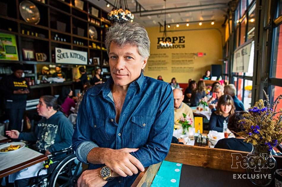 Bon Jovi abrió un restaurante donde las personas pobres no pagan