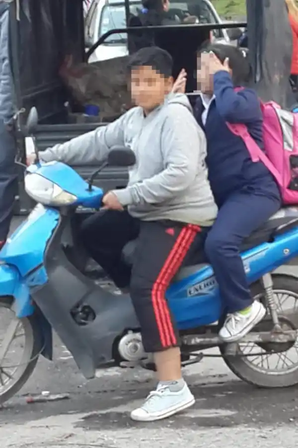 Un descontrol en la peatonal 25 de Mayo