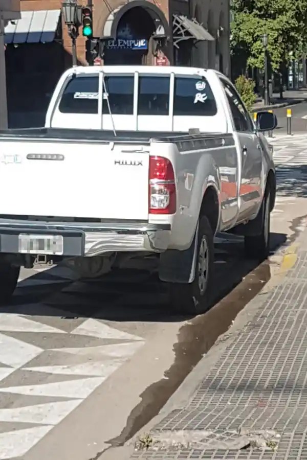 Un descontrol en la peatonal 25 de Mayo