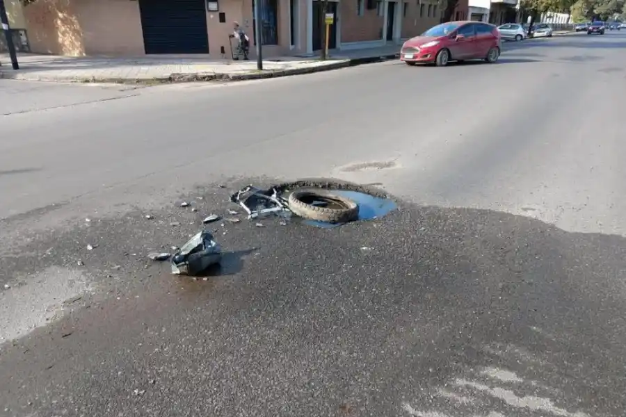 Un descontrol en la peatonal 25 de Mayo