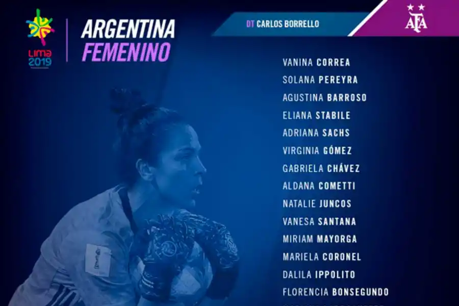 Con la tucumana Pereyra y sin la capitana Banini, salió la lista para los Juegos Panamericanos