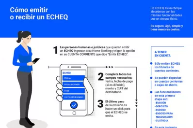 El cheque electrónico ya está vigente con la promesa de bajar costos