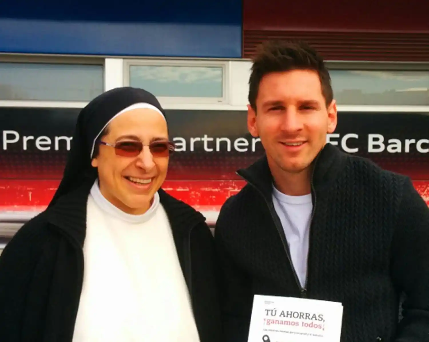 “La monja tuitera” salió a bancar a Messi: es tucumana y grabó un video que fue viral